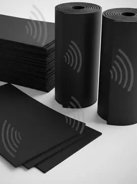 Acoustic insulation for walls, ceilings, and floors for better soundproofing in spaces